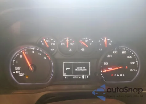 2020 Chevrolet Silverado C1500 Custom из США, поврежденный, VIN 1GCRWBEK2LZ218582